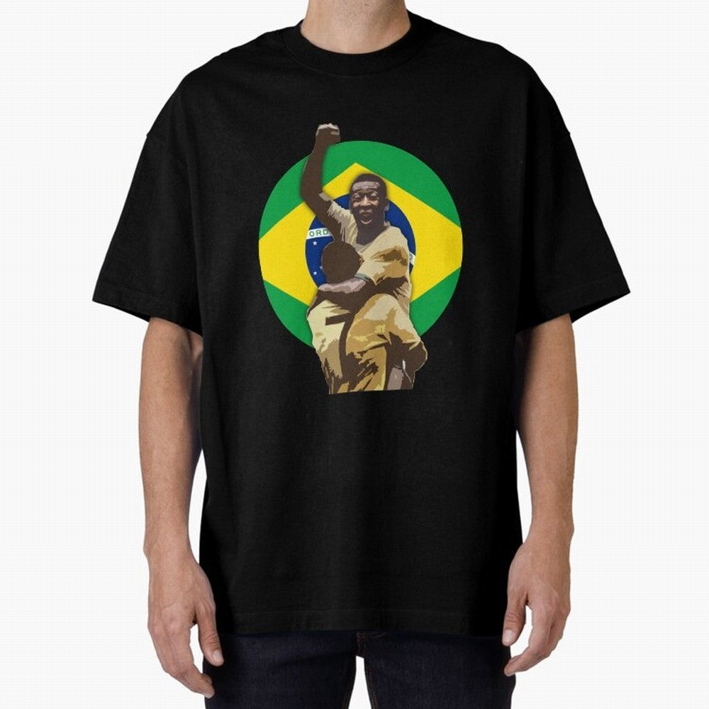 Pele Greates Footbal Player in History - Joga Bonito Oversized T-Shirt Treasure the FIFA World Cup 2026 Journey through Neymar Highlights, Argentina Pride, Soccer Culture, Superstar Moments, National Team Dreams and Competitive Fire; Perfect for