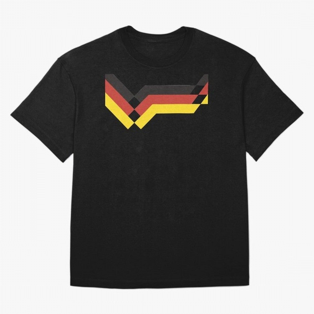 Germany Oversized T-Shirt Mark Global Football Passion for FIFA World Cup 2026 USA Canada Mexico, Highlighting Messi and Cristiano Ronaldo, Argentina, France and Brazil, Champion Mindset, Group Stage Buzz, Knockout Tension and Passionate Fan