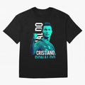 Ronaldo Ronaldo vector Oversized T-Shirt Bring a Vintage Feel to Global Football Passion for FIFA World Cup 2026, Celebrating Haaland and Mbappe, Brazil, Vintage Soccer Flavor, Modern Football Stars, National Flags and Final Night Emotion; Great