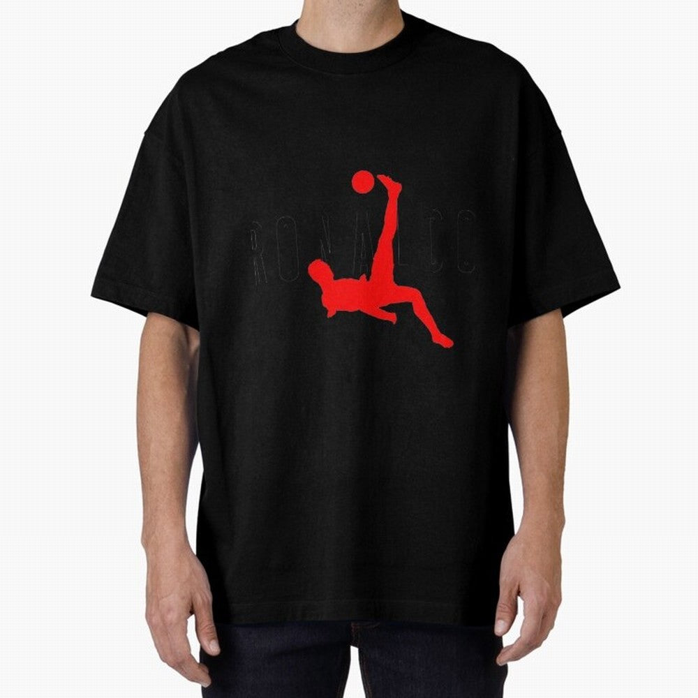 Air Ronaldo Classic T-Shirt Oversized T-Shirt Bring Home FIFA World Cup 2026 Group Stage for Fans of Cristiano Ronaldo, Haaland and CR7 and Brazil, Portugal and Argentina, Bringing Football Festival Excitement, Trophy Ambitions, Country Rivalries