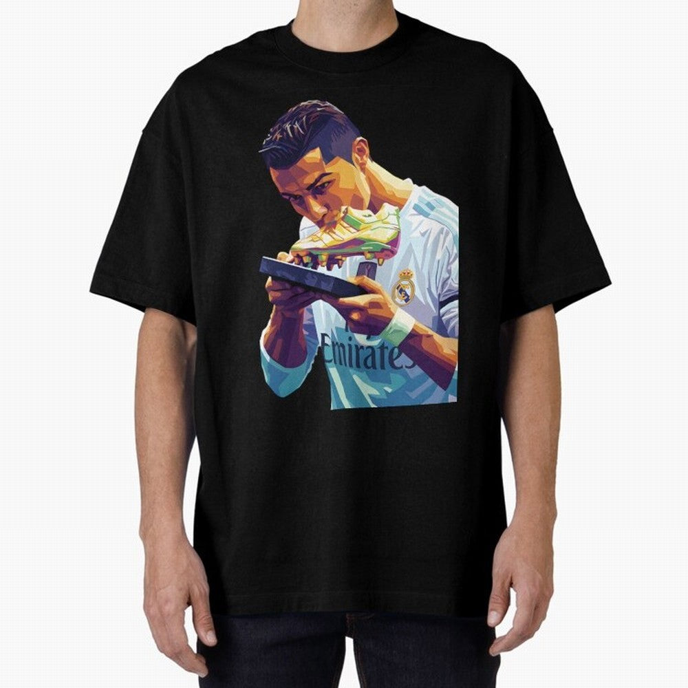 Ronaldo pop art Oversized T-Shirt Support the Legends of the FIFA World Cup 2026 USA Canada Mexico Journey through Haaland Highlights, France and Portugal Pride, Game Day Rituals, Football Legends, Country Pride and the Road to the Final; Made for