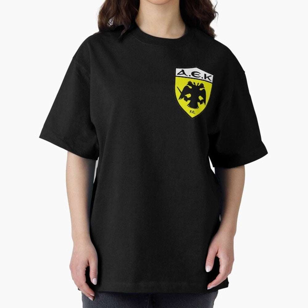 AEK Athens Oversized T-Shirt Celebrate National Team Dreams in the FIFA World Cup 2026 USA Canada Mexico Journey through Neymar Highlights, Spain Pride, Sports Nostalgia, International Competition, Famous Players and Unforgettable Victories; Built