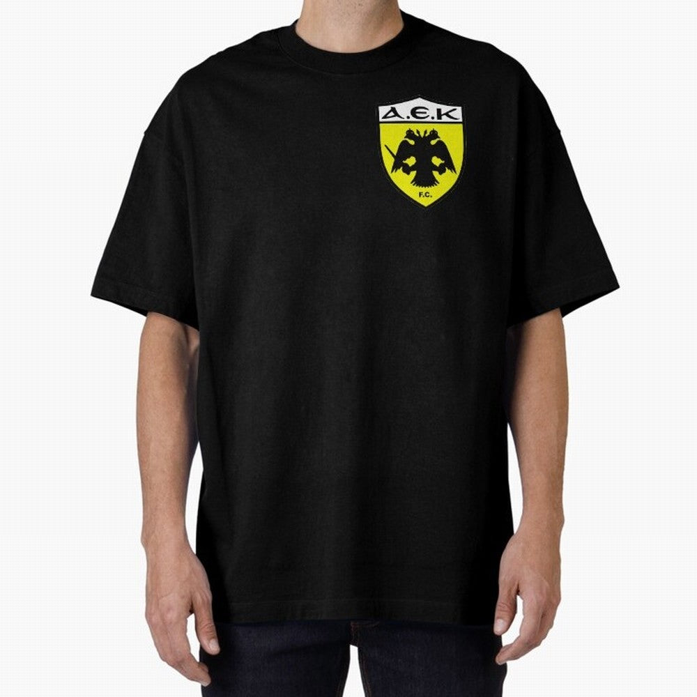 AEK Athens Oversized T-Shirt Celebrate National Team Dreams in the FIFA World Cup 2026 USA Canada Mexico Journey through Neymar Highlights, Spain Pride, Sports Nostalgia, International Competition, Famous Players and Unforgettable Victories; Built