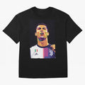 Ronaldo pop art Oversized T-Shirt Honor Football Greatness during FIFA World Cup 2026 USA Canada Mexico Built around Mbappe, France Energy, Stadium Memories, Football Loyalty, International Chants and Championship Tradition; Ideal for Passionate