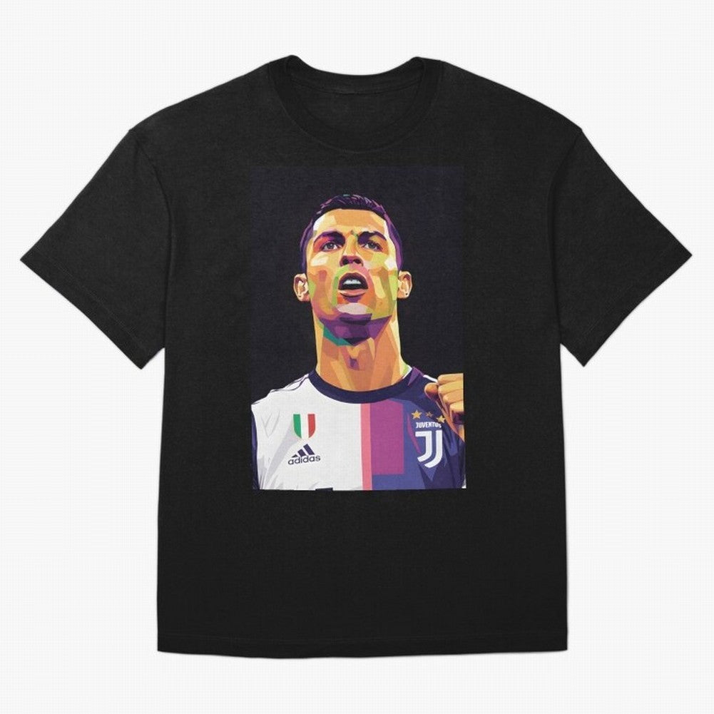 Ronaldo pop art Oversized T-Shirt Honor Football Greatness during FIFA World Cup 2026 USA Canada Mexico Built around Mbappe, France Energy, Stadium Memories, Football Loyalty, International Chants and Championship Tradition; Ideal for Passionate