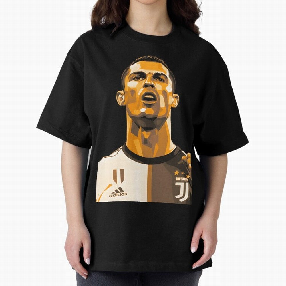 Ronaldo Oversized T-Shirt Remember FIFA World Cup 2026 Group Stage for Fans of Messi and Cristiano Ronaldo and England, France and Netherlands, Bringing Retro Football Energy, Iconic Rivalries, Trophy Chase Drama and Stadium Atmosphere; Perfect for