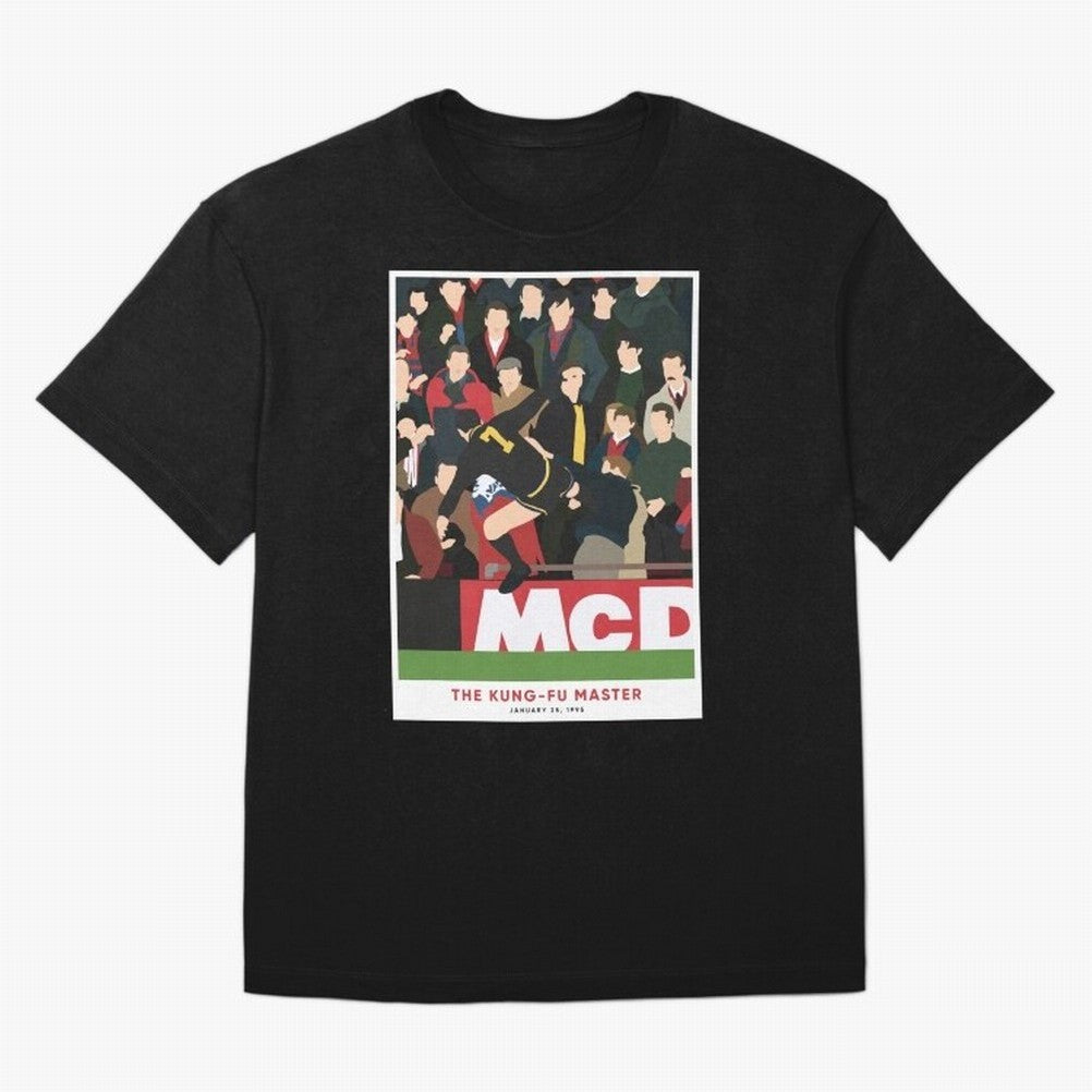 Eric Cantona The Kung-Fu Master Oversized T-Shirt Celebrate the Magic of FIFA World Cup 2026 for Fans of Cristiano Ronaldo and Argentina and Brazil, Bringing Fan Favorite Moments, National Team Passion, Big Match Drama and Soccer History; Great for