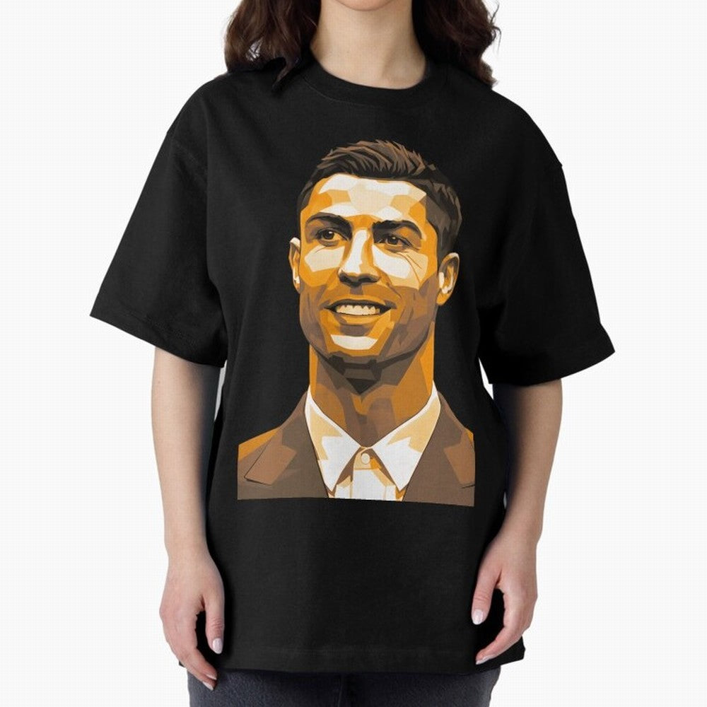 Ronaldo Oversized T-Shirt Join Supporters Worldwide for Match Day Hype around FIFA World Cup 2026 Group Stage, Cristiano Ronaldo, Argentina and Brazil, Goal Celebration Energy, Supporter Heritage, Football Icons and Worldwide Tournament Joy;