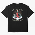 All I Want For Christmas Is Siuuu CR7 fans Christian Ronaldo Xmas Oversized T-Shirt Show Match Day Excitement for Global Football Passion for FIFA World Cup 2026, Highlighting Messi, Germany, Goal Celebration Energy, Supporter Heritage, Football