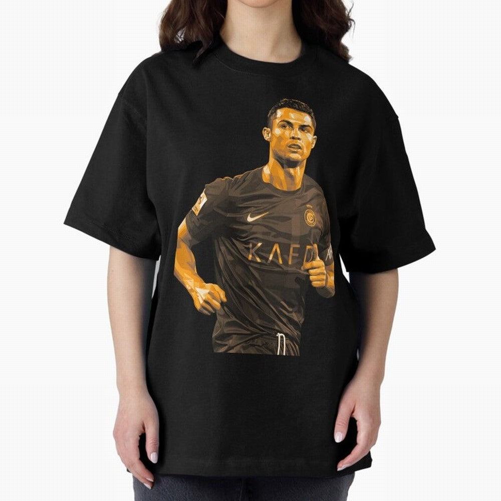 Ronaldo Oversized T-Shirt Experience the FIFA World Cup 2026 Group Stage Journey through Messi, Neymar and Mbappe Highlights, Netherlands Pride, Global Supporter Spirit, Legendary Goals, National Colors and Tournament Celebration; Great for