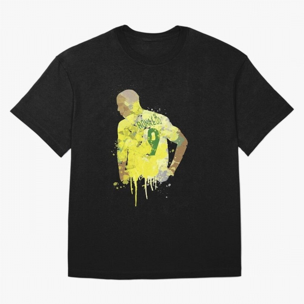 Ronaldo Brazil Legend Art Oversized T-Shirt Celebrate Every Goal in the FIFA World Cup 2026 USA Canada Mexico Journey through Messi, CR7 and Mbappe Highlights, Brazil Pride, Game Day Rituals, Football Legends, Country Pride and the Road to the