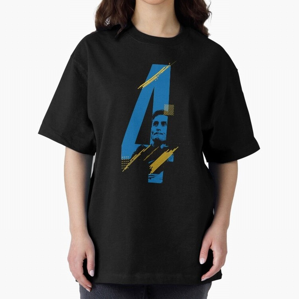 Javier Zanetti - El Tractor Oversized T-Shirt Celebrate Golden Goal Energy in FIFA World Cup 2026 USA Canada Mexico for Fans of Messi and Cristiano Ronaldo and England, France and Netherlands, Bringing Retro Football Energy, Iconic Rivalries,