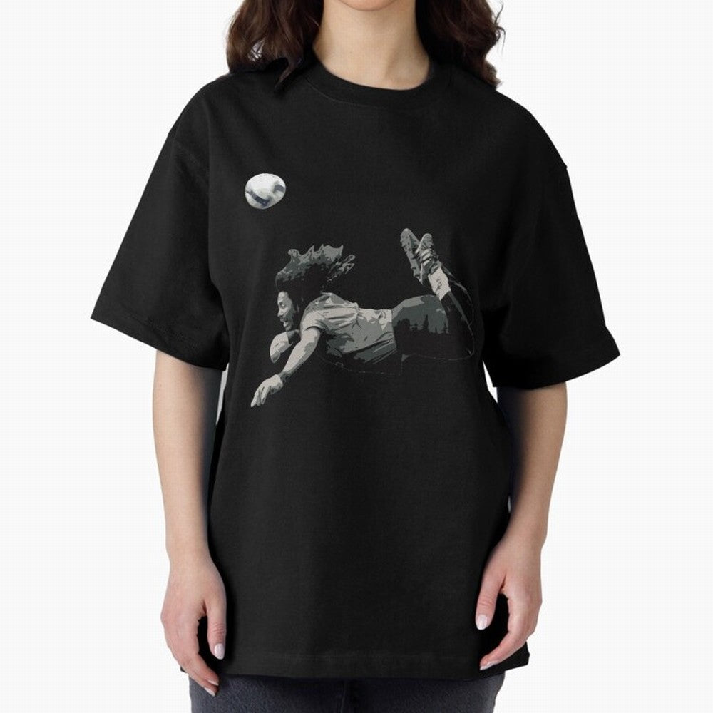 Rene Higuitas Scorpion kick35 Oversized T-Shirt Join Supporters Worldwide for Global Football Passion for FIFA World Cup 2026, Inspired by Messi, Neymar and Mbappe, England, Football Passion, Legendary Performances, Festival Vibes and Supporter