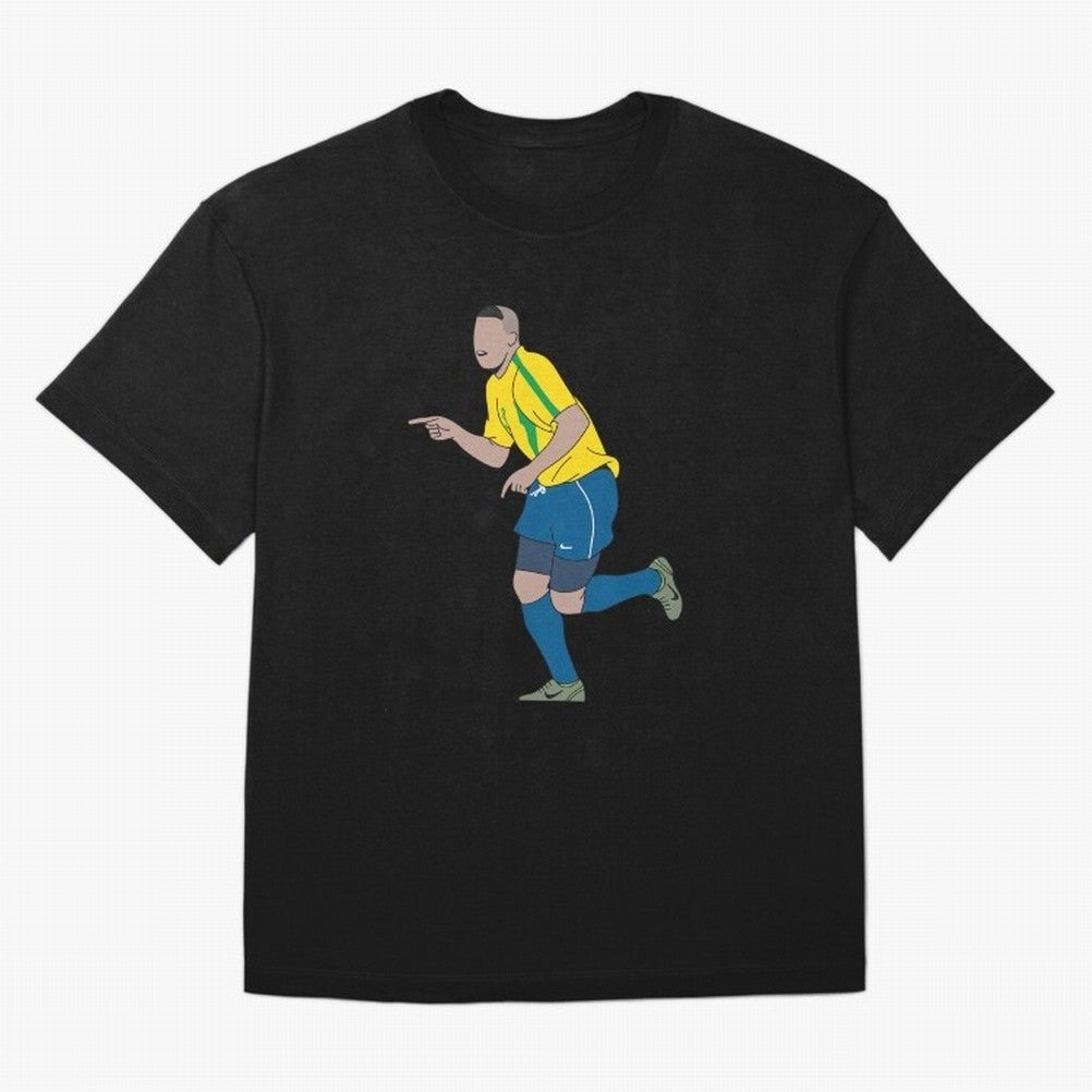 Ronaldo R9 Brazil (2002 WC) Oversized T-Shirt Treasure Match Day Hype around FIFA World Cup 2026 Group Stage, Messi, Brazil, Tournament Hype, Historic Matchups, Family Viewing Parties and Global Sports Pride; Made for Die Hard Supporters, Soccer