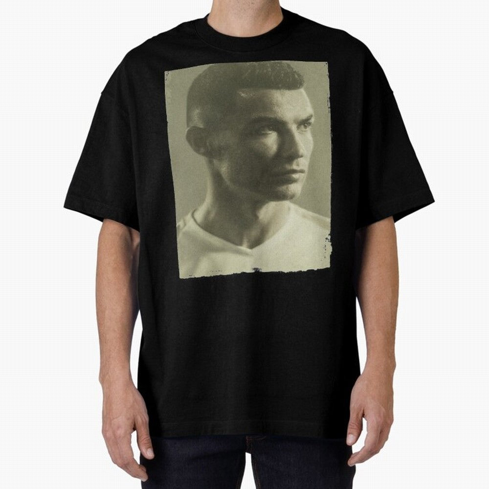 Cristiano Ronaldo Fan Art Oversized T-Shirt Show Love for Legendary Goals in FIFA World Cup 2026 USA Canada Mexico Spirit, Connected to Netherlands, Neymar, Classic Soccer Heritage, Championship Pressure, Fan Loyalty and International Pride; Ideal