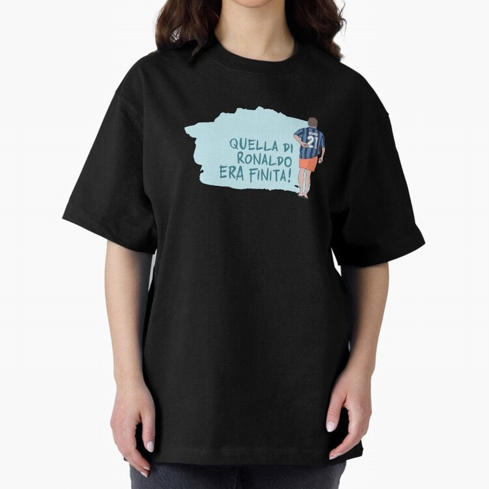 Sforza, quella di Ronaldo era finita! - AGG Oversized T-Shirt Celebrate the Magic of FIFA World Cup 2026 Group Stage Spirit, Connected to Argentina, Neymar, Haaland and Cristiano Ronaldo, Football Festival Excitement, Trophy Ambitions, Country