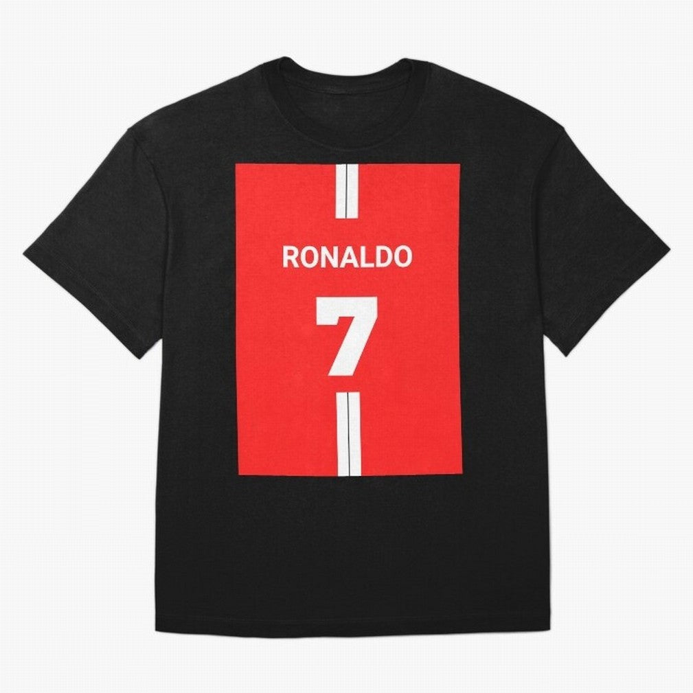 Ronaldo Jersey - 7 Back to Manchester Oversized T-Shirt Capture Match Day Hype around FIFA World Cup 2026, Messi, CR7 and Mbappe, England, France and Netherlands, Tournament Hype, Historic Matchups, Family Viewing Parties and Global Sports Pride;