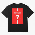 Ronaldo Jersey - 7 Back to Manchester Oversized T-Shirt Capture Match Day Hype around FIFA World Cup 2026, Messi, CR7 and Mbappe, England, France and Netherlands, Tournament Hype, Historic Matchups, Family Viewing Parties and Global Sports Pride;