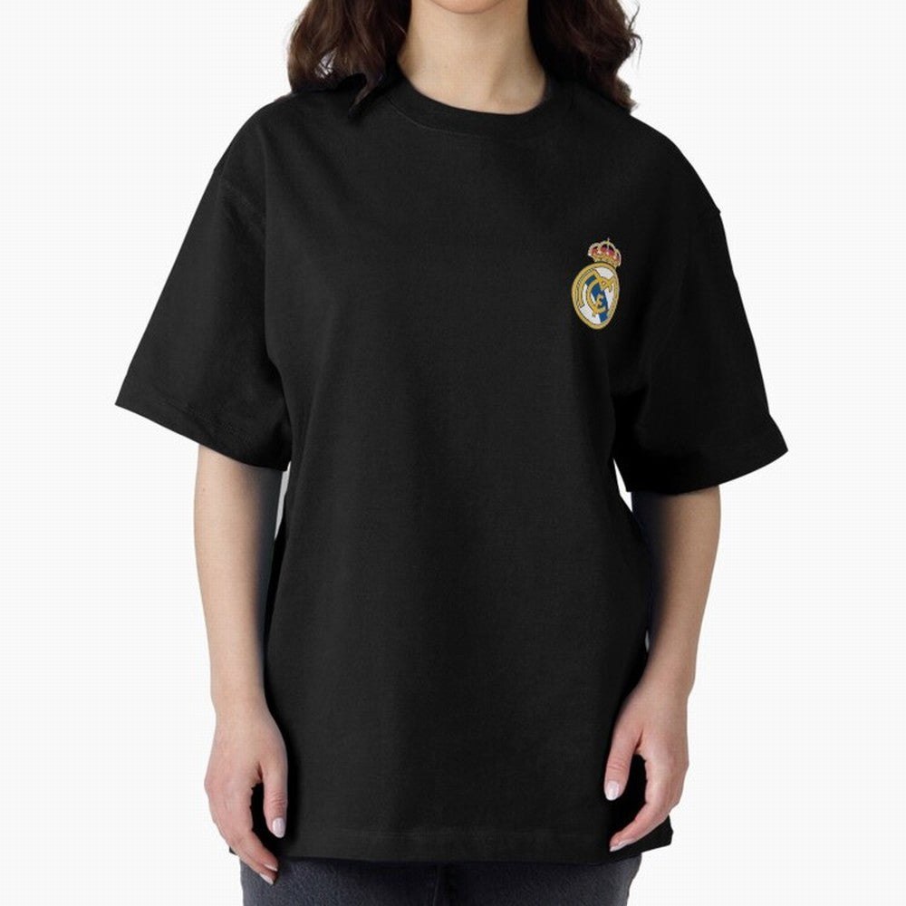 Madrid Football Logo Oversized T-Shirt Bring Bold Fan Energy to the FIFA World Cup 2026 Journey through Haaland Highlights, Spain and Netherlands Pride, Fan Favorite Moments, National Team Passion, Big Match Drama and Soccer History; Perfect for