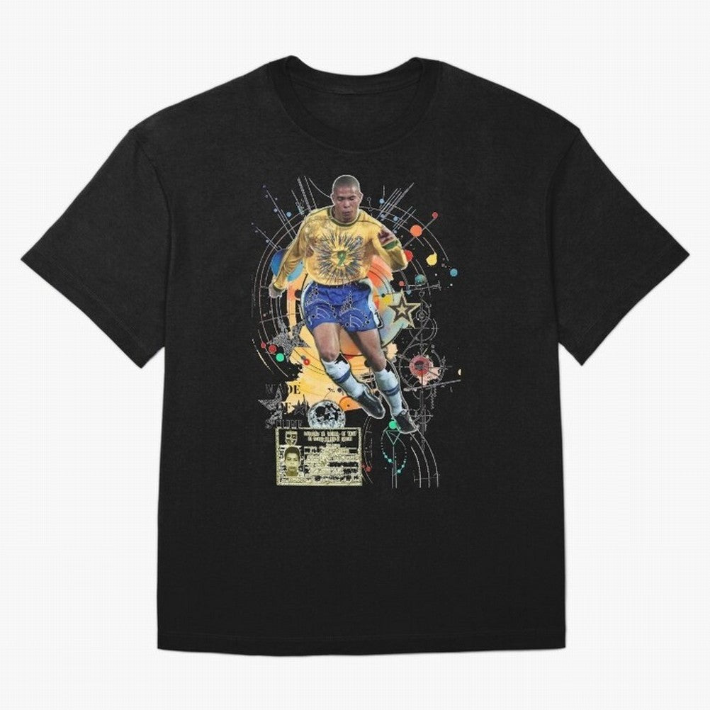 Ronaldo Nazario Football Playmaker Oversized T-Shirt Show Your Love for FIFA World Cup 2026 USA Canada Mexico for Fans of CR7 and Messi and France, Bringing Fan Favorite Moments, National Team Passion, Big Match Drama and Soccer History; Made for