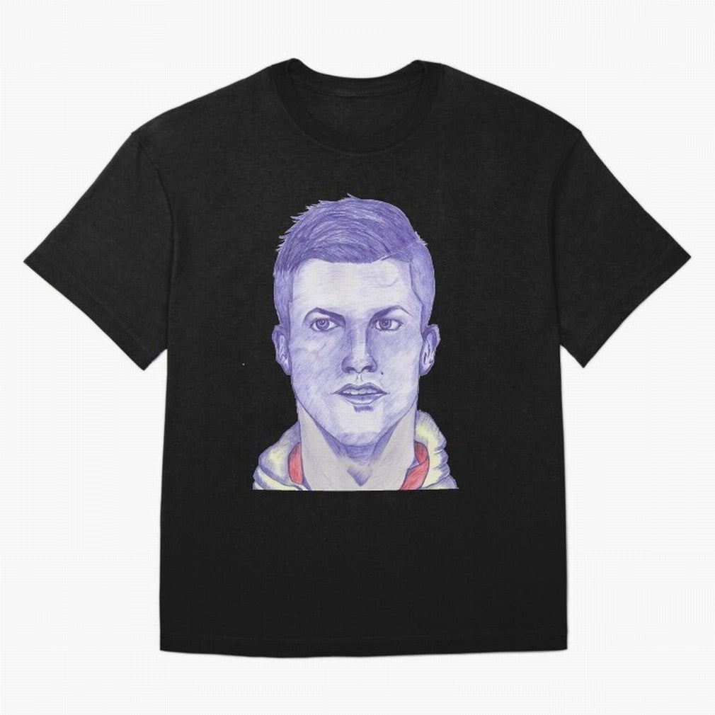 C-Ronaldo portrait drawing Oversized T-Shirt Celebrate Rivalries and Pride in Match Day Hype around FIFA World Cup 2026 Group Stage, Mbappe and Neymar, Brazil, Sports Nostalgia, International Competition, Famous Players and Unforgettable Victories;