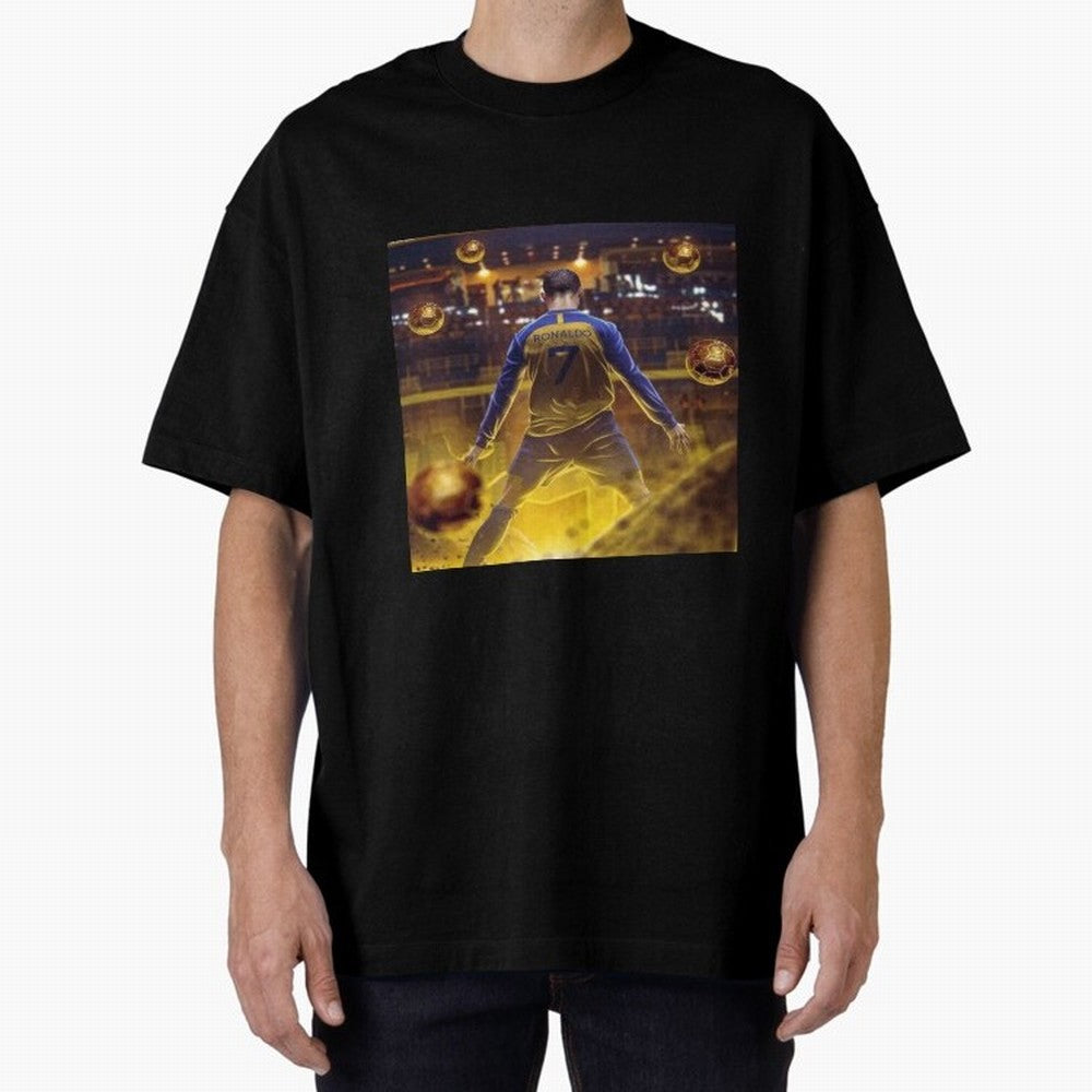 Ronaldo al nassr Oversized T-Shirt Bring Global Tournament Vibes to FIFA World Cup 2026 USA Canada Mexico Connected to Cristiano Ronaldo, Haaland and CR7, France and Portugal Energy, Vintage Soccer Flavor, Modern Football Stars, National Flags and