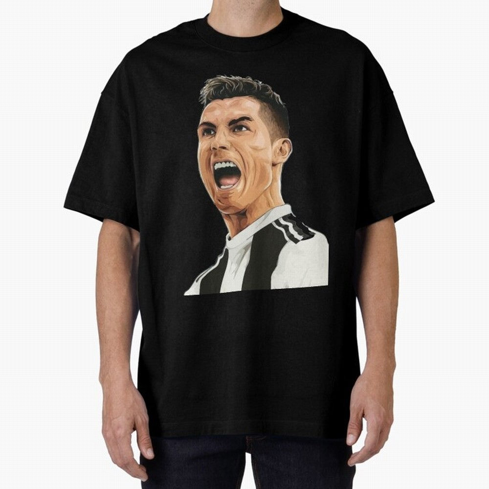 Ronaldo Ronaldo Oversized T-Shirt Support the FIFA World Cup 2026 Journey through Messi and Cristiano Ronaldo Highlights, Argentina, France and Brazil Pride, Vintage Soccer Flavor, Modern Football Stars, National Flags and Final Night Emotion;