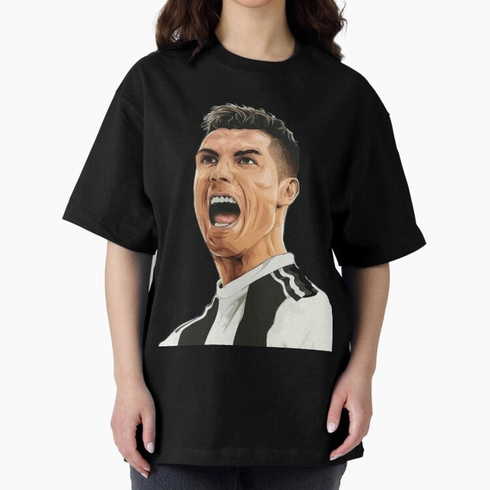 Ronaldo Ronaldo Oversized T-Shirt Support the FIFA World Cup 2026 Journey through Messi and Cristiano Ronaldo Highlights, Argentina, France and Brazil Pride, Vintage Soccer Flavor, Modern Football Stars, National Flags and Final Night Emotion;