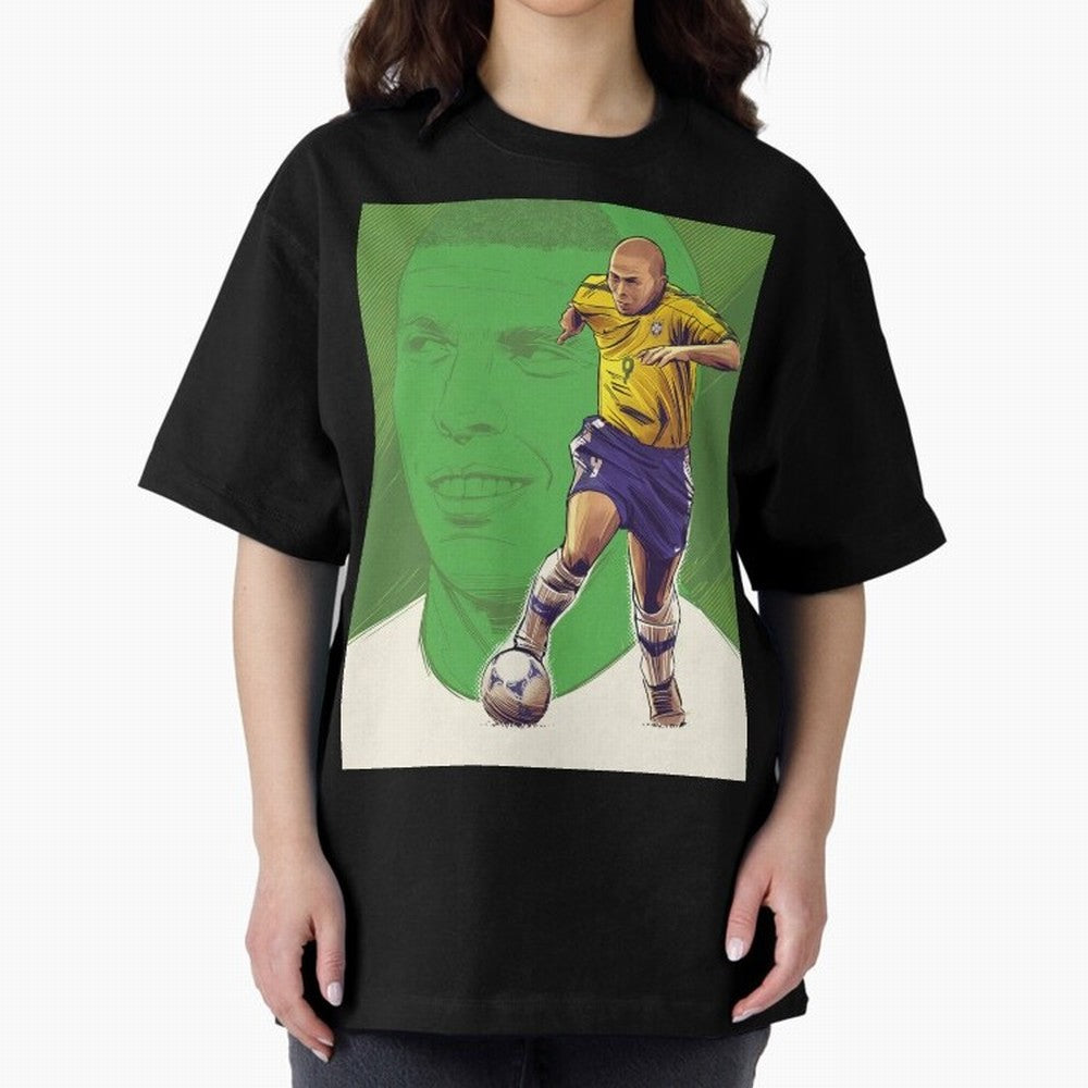 Wallpaper Ronaldo Nazario Oversized T-Shirt Enjoy the Biggest Football Party of FIFA World Cup 2026 Group Stage Filled with Messi, Neymar and Mbappe, Netherlands Energy, Goal Celebration Energy, Supporter Heritage, Football Icons and Worldwide