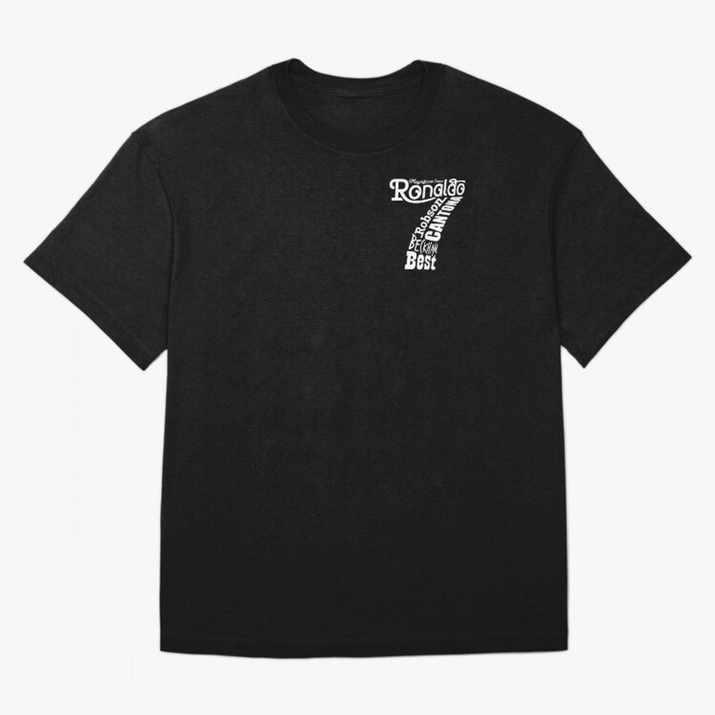 Manchester United Magnificent Sevens Oversized T-Shirt Celebrate National Team Dreams in FIFA World Cup 2026 USA Canada Mexico for Fans of Messi, Neymar and Mbappe and Brazil, Portugal and Argentina, Bringing Sports Nostalgia, International