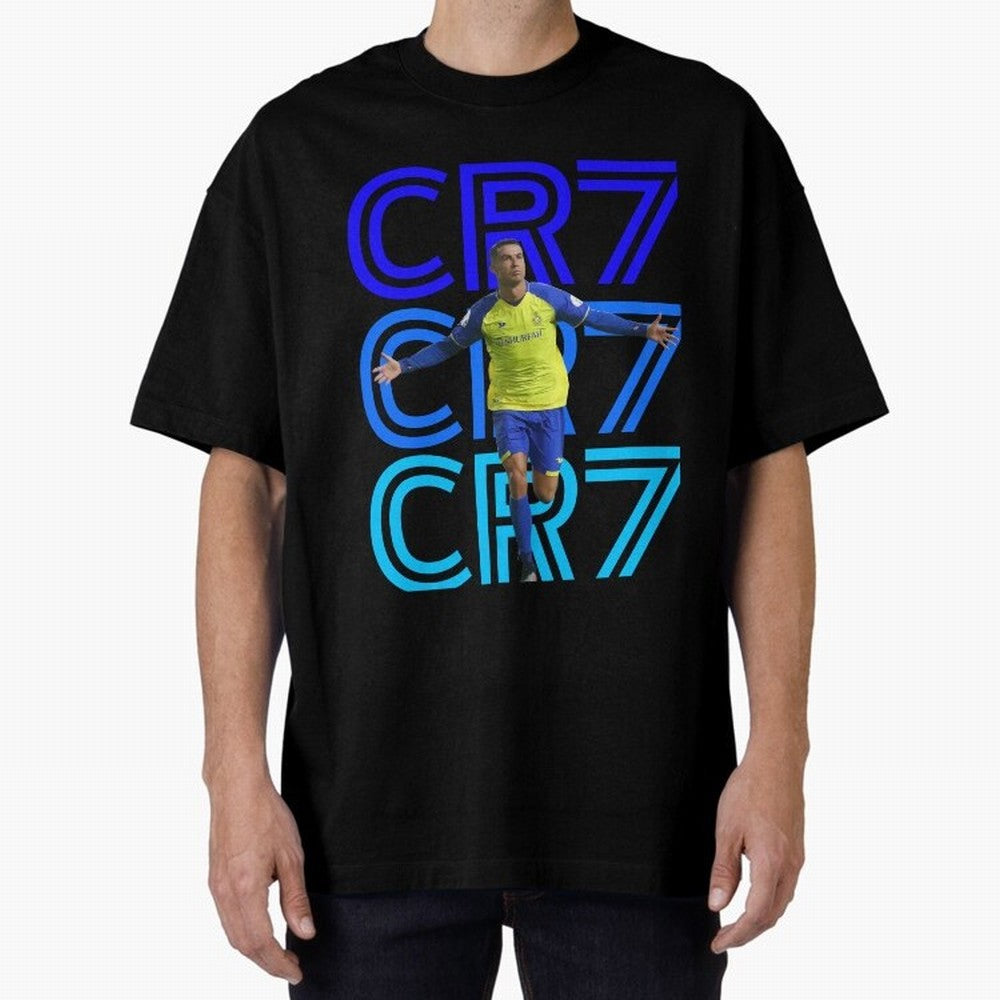 Christiano Ronaldo CR7 Oversized T-Shirt Bring Home Match Day Hype around FIFA World Cup 2026, Haaland and Mbappe, Portugal, Spain and Germany, Match Day Excitement, Supporter Culture, Golden Goals and Global Football Passion; Great for Supporters