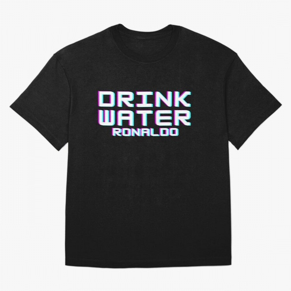 drink water ronaldo Oversized T-Shirt Bring World Football Passion into Match Day Hype around FIFA World Cup 2026 USA Canada Mexico, CR7, Spain, Vintage Soccer Flavor, Modern Football Stars, National Flags and Final Night Emotion; Made for Die Hard