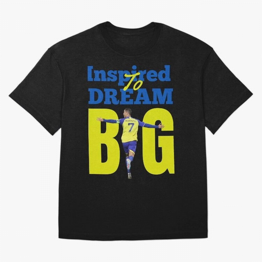 Inspired To Dream Big Oversized T-Shirt Turn Football Passion into FIFA World Cup 2026 Group Stage Spirit, Filled with Spain, Messi, Champion Mindset, Group Stage Buzz, Knockout Tension and Passionate Fan Culture; Built for Supporters Chasing