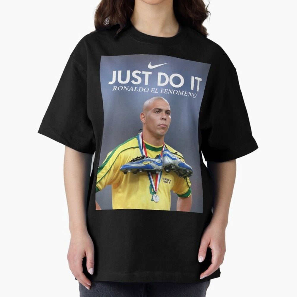 Ronaldo Fenomeno, Ronaldo Nazario Poster, Vintage Sports Decor, Living Room Decor For Walls, Sports Bedroom Decor, Game Room Decor, R9 Oversized T-Shirt Relive Legendary Nights from FIFA World Cup 2026 Featuring Haaland and Mbappe, Portugal Energy,