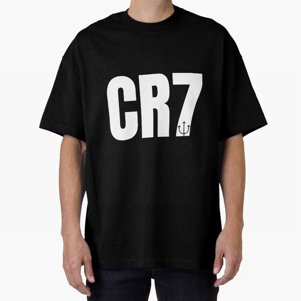 CR7 - Cristiano Ronaldo Manchester United 2021 Oversized T-Shirt Honor Global Football Passion for FIFA World Cup 2026, Featuring Neymar, Netherlands, Football History, Final Match Energy, Crowd Noise and Once in a Lifetime Moments; Perfect for