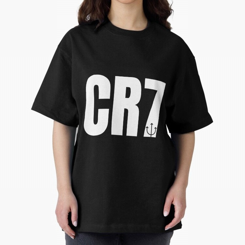 CR7 - Cristiano Ronaldo Manchester United 2021 Oversized T-Shirt Honor Global Football Passion for FIFA World Cup 2026, Featuring Neymar, Netherlands, Football History, Final Match Energy, Crowd Noise and Once in a Lifetime Moments; Perfect for