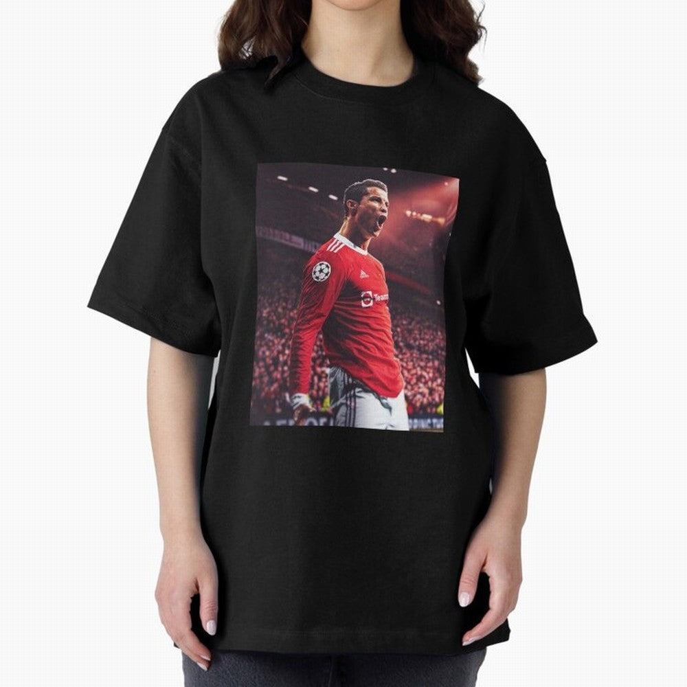 Cristiano Ronaldo CR7 Manchester Home 202122,Ronaldo Gifts, Ronaldo Best Selling , Ronaldo Top Item Oversized T-Shirt Bring International Match Energy to Match Day Hype around FIFA World Cup 2026 USA Canada Mexico, CR7 and Messi, Netherlands,