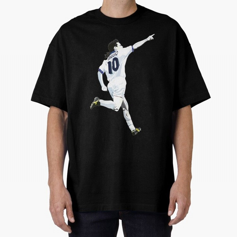 Roberto Baggio - Italy | Mbappe gift Oversized T-Shirt Step into Global Football Passion for FIFA World Cup 2026, Driven by Messi, Neymar and Mbappe, Brazil, Portugal and Argentina, Stadium Chants, National Pride, Trophy Dreams and Unforgettable