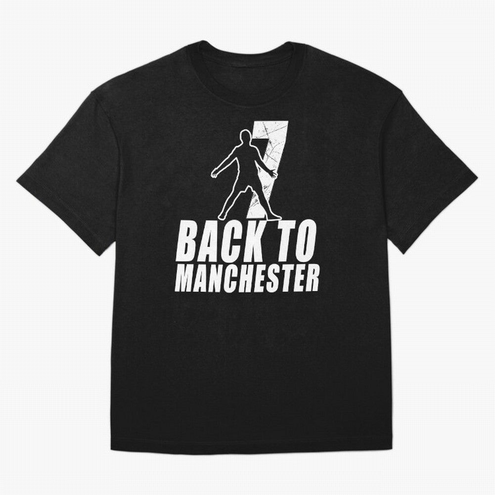 Men Back to manchester, Welcome to manchester Oversized T-Shirt Honor the Beautiful Game during the FIFA World Cup 2026 Group Stage Journey through CR7 Highlights, France Pride, Vintage Soccer Flavor, Modern Football Stars, National Flags and Final