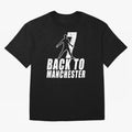 Men Back to manchester, Welcome to manchester Oversized T-Shirt Honor the Beautiful Game during the FIFA World Cup 2026 Group Stage Journey through CR7 Highlights, France Pride, Vintage Soccer Flavor, Modern Football Stars, National Flags and Final