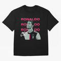 Ronaldo Oversized T-Shirt Capture FIFA World Cup 2026 USA Canada Mexico Highlighting Haaland and Mbappe, Portugal Energy, Supporter Pride, Iconic Celebrations, Legendary Names and Global Match Day Energy; Great for Supporters Who Love Legendary