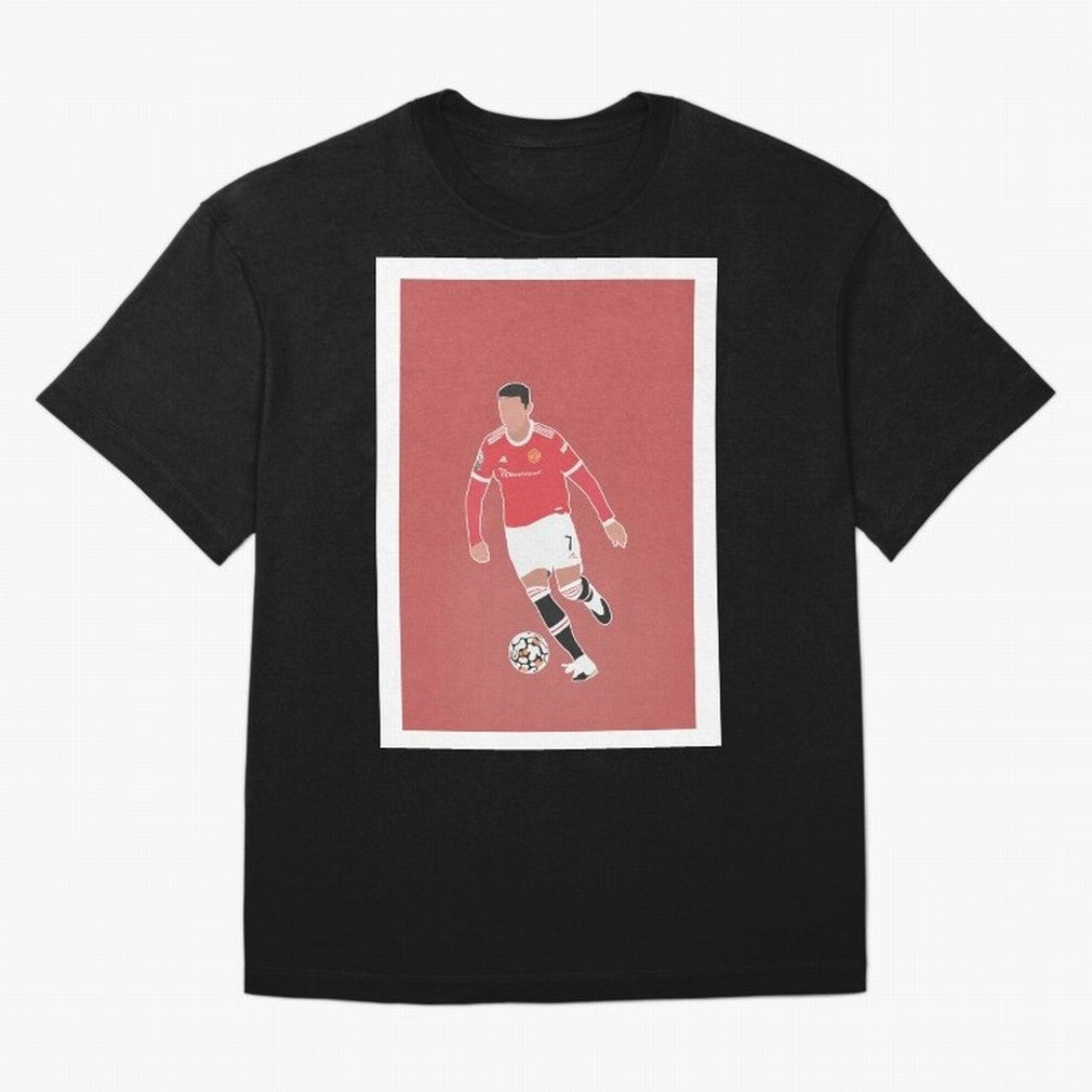 Cristiano Ronaldo 2 Oversized T-Shirt Represent the Passion of FIFA World Cup 2026 Group Stage with Messi, Neymar and Mbappe, Spain Energy, Match Day Excitement, Supporter Culture, Golden Goals and Global Football Passion; Created for Match Day