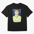 Ronaldo Oversized T-Shirt Wear the Spirit of Match Day Hype around FIFA World Cup 2026 USA Canada Mexico, Haaland, Argentina and Brazil, Sports Nostalgia, International Competition, Famous Players and Unforgettable Victories; Built for Supporters