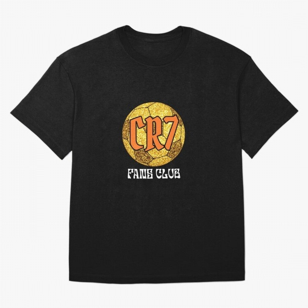 CR7 BLK3 Oversized T-Shirt Stand with Global Football Passion for FIFA World Cup 2026 USA Canada Mexico, Centered on Haaland, England and Germany, Classic Soccer Heritage, Championship Pressure, Fan Loyalty and International Pride; Ideal for Fans
