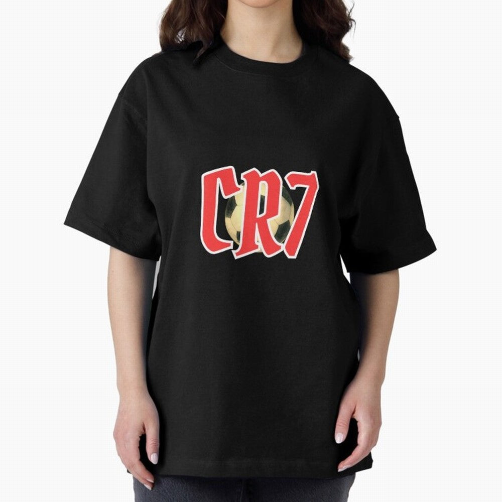 CR7 RED Oversized T-Shirt Bring a Vintage Feel to Match Day Hype around FIFA World Cup 2026, CR7, Germany, Worldwide Fan Energy, Dramatic Goals, Stadium Lights and Championship Celebrations; Made for Die Hard Supporters, Soccer Lovers, Game Day