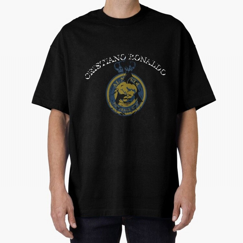 Ronaldo CR7 al nassr Oversized T-Shirt Celebrate Unforgettable Nights in Global Football Passion for FIFA World Cup 2026 USA Canada Mexico, with CR7, Spain and Netherlands, Football Festival Excitement, Trophy Ambitions, Country Rivalries and Star