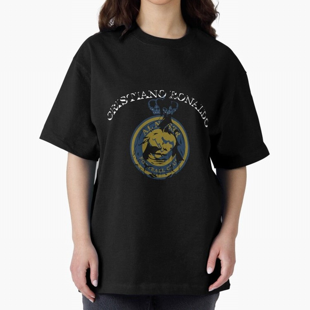 Ronaldo CR7 al nassr Oversized T-Shirt Celebrate Unforgettable Nights in Global Football Passion for FIFA World Cup 2026 USA Canada Mexico, with CR7, Spain and Netherlands, Football Festival Excitement, Trophy Ambitions, Country Rivalries and Star