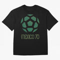 Mexico 70 World Cup Oversized T-Shirt Support FIFA World Cup 2026 for Fans of Messi and Cristiano Ronaldo and Brazil, Bringing Football History, Final Match Energy, Crowd Noise and Once in a Lifetime Moments; Ideal for Football Dads, Football Moms,