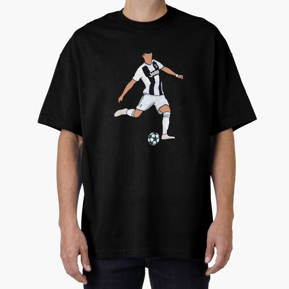 Ronaldo Oversized T-Shirt Bring Match Day Fire to Global Football Passion for FIFA World Cup 2026, Centered on Messi, CR7 and Mbappe, Argentina and Brazil, Global Supporter Spirit, Legendary Goals, National Colors and Tournament Celebration; Ideal