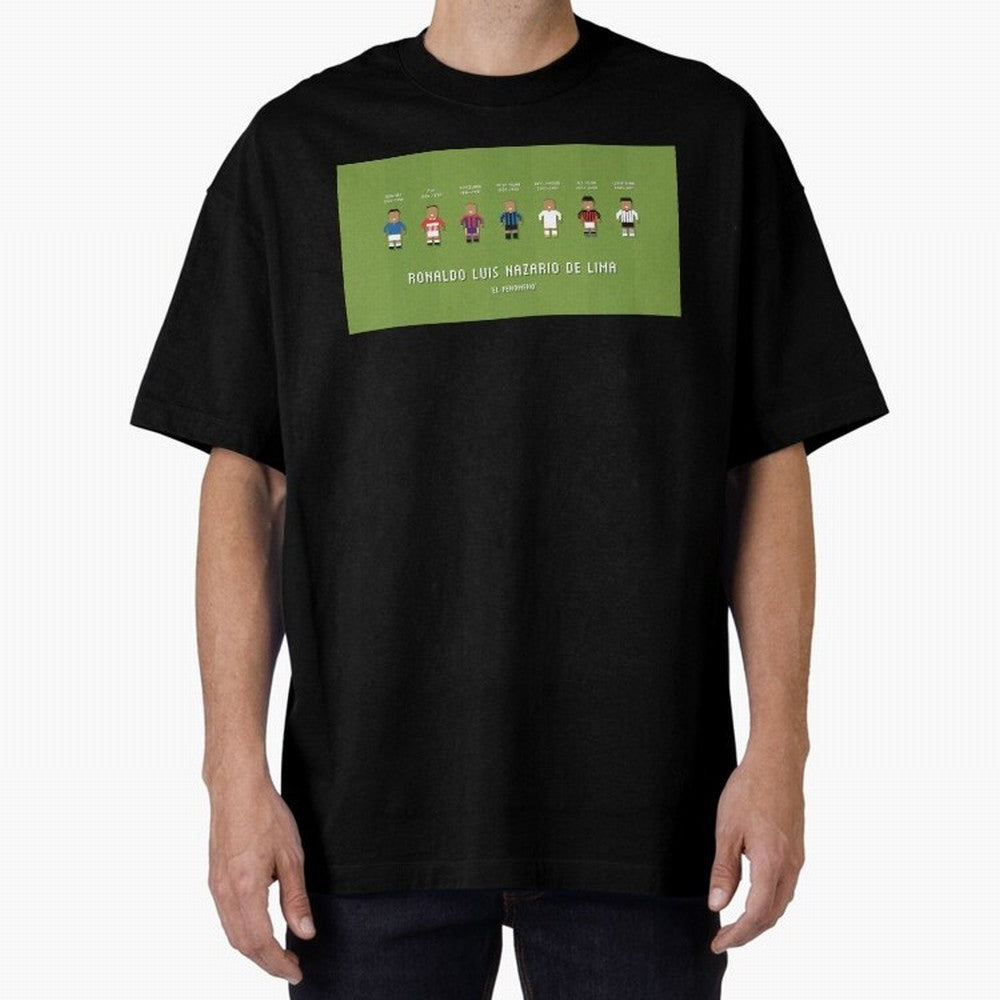 Ronaldo R9 Clubs Oversized T-Shirt Represent Match Day Hype around FIFA World Cup 2026, Cristiano Ronaldo, Haaland and CR7, Netherlands, Football Passion, Legendary Performances, Festival Vibes and Supporter Community; Made for Collectors Who Enjoy